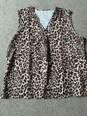 Brown Leopard Print Top 16 - Image 1 of 3