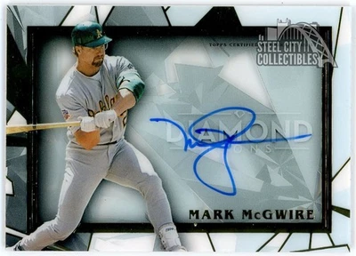 Mark McGwire 2022 Diamond Icons Icons Of The Diamond Auto Card # IOTD-MMC 04/25 - Image 1 of 2