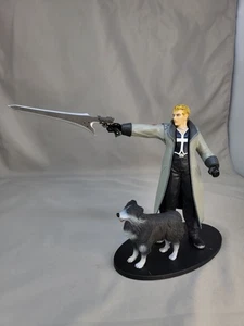 Vintage Final Fantasy VIII Seifer Almasy Actionfigur mit Sant' Angelo Di Roma Hund - Bild 1 von 6