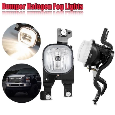 2x luces antiniebla halógenas DRL de conducción para Ford F-250 F-350 F-450 Super Duty 2008-2010 Foto 1 de 4