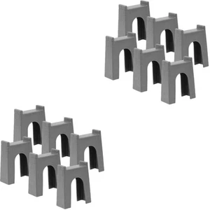 2 PCS Train Railway Accessories Bridge Pier Child Plastic Bridges - Picture 1 of 12