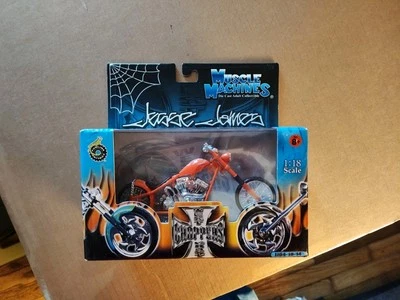 2004 Jesse James West Coast Choppers 1:18 JJ04-18-14 CFL Rigid Motorcycle NIP - Image 1 of 4