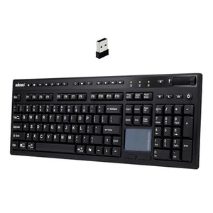 Adesso WKB-4450UB 2.4GHZ WIRELESS DESKTOP TOUCHPAD KEYBOARD - Picture 1 of 1