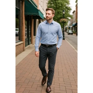 Lululemon ABC Hose Herren 33 anthrazit grau Slim Fit Comfort Stretch Chinohose - Bild 1 von 8