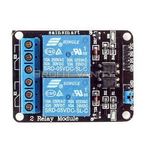 5V 2 Channel Relay Module for Arduino Due Mega2560 UNO R3 Nano Leonardo R3 Robot - Bild 1 von 3