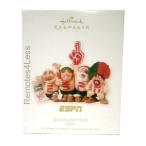 Hallmark 2008 SPORTSCENTER FANS ESPN Keepsake Christmas Ornament MIB - Foto 1 di 1
