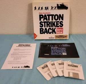 VTG • Chris Crawford's Paton Strikes Back • For PC • 3.5" Floppy Disks • 1991 - Picture 1 of 4