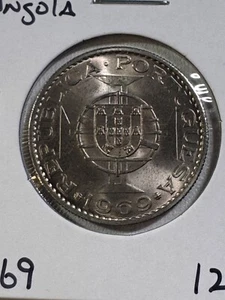 1969 Angola 10 Escudos - Picture 1 of 8