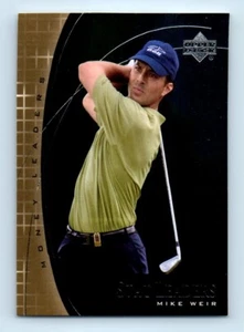 Tarjeta de golf de radiocontrol Mike Weir novato 2001 Upper Deck Stat Leaders #SL18 - Imagen 1 de 2