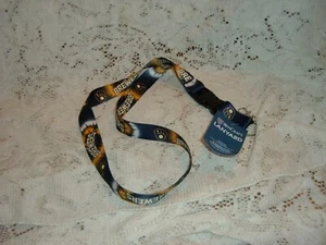 MILWAUKEE BREWERS BLUE AND GOLD HEAVY DUTY ID TIE DYE  LANYARD 1" x 30" NEW NFL  - Picture 1 of 1