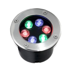 RGB Outdoor LED Recessed Underground Light Waterproof Buried Lamp AC12V/24V Lawn - Picture 1 of 53