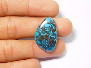 100 % natürlicher Chrysocolla Cabochon loser Edelstein für Schmuck 29 K. ME-7880 - Bild 1 von 5