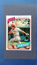1980 Topps #100 JOHNNY BENCH Cincinnati Reds NRMT/MT ~JU09A