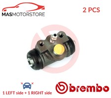 DRUM WHEEL BRAKE CYLINDER PAIR REAR BREMBO A 12 447 2PCS P FOR MAZDA 2