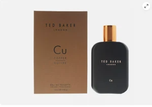 Ted Baker Men's Tonics Cu Copper Eau De Toilette 100ml Spray Authentic - Picture 1 of 4