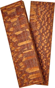 Leopard Wood Knife Scales 5x1.5x.37 Gun Handles Woodworking Figured Lumber - Picture 1 of 4