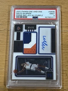 2021-22 Meilen McBride Panini One and One Rookie Patch Auto/35 PSA 9 RC - Bild 1 von 2