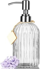 Ucharming Refillable Soap Dispenser With Rust Proof Stainless Steel Pump Tags