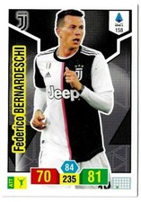 BERNARDESCHI Juventus ADRENALYN XL card no. 158 footballers PANINI 2019-20 NEW
