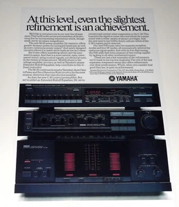 Yamaha Poster, M-85, C-85, T-85 Amp, Pre, Tuner Ad, 1986 Amplifier 19" x 13" - Picture 1 of 2