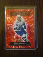 2022-23 Upper Deck Dazzler Red Andrei Kuzmenko Rookie Card Vancouver 22-23