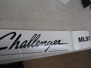 AL11133540 DECAL AGCO MASSEY LOADER ML72 ML75 ML77 ML92 ML94 ML96 ML97 ML98 ML99 - Picture 1 of 2