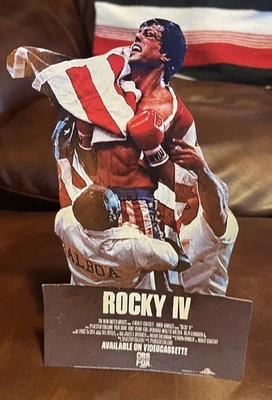 Sylvester Stallone "Rocky IV" Balboa Movie Tabletop Display Standee 10 1/4" Tall - Image 1 of 2