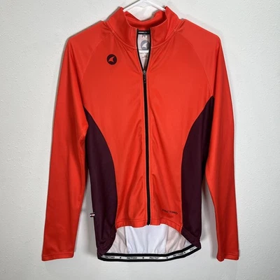 Pactimo Thermal Cycling Jersey Womens Sz Large Long Sleeve Red Full Zip - Image 1 of 4