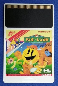 Namco Pac-Land PC Engine HuCard software
