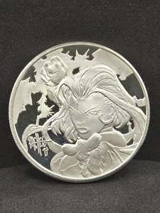 1997 Marvel X-Men STORM Highland Mint 1 oz. SILVER Coin - Picture 1 of 6