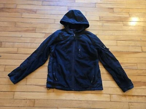 Free Country Full Zip Fleece Hoodie Jacket Men’s Sz M Black Jacket - Picture 1 of 7