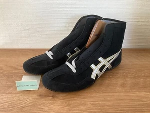 ASICS EX-EO Zapatos de Boxeo de Lucha Libre Nuevo Modelo TWR900 1083A001 NEGROS × PLATA × ORO - Imagen 1 de 10