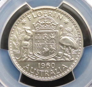 Australia. 1960 Florin.. Proof - PCGS PR65.. Mintage - 1509 - Imagen 1 de 5