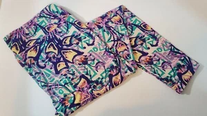 LuLaRoe Spring Flowers Leggings SIZE TALL & CURVY Ugly Bundle Pricing Available - Picture 1 of 2