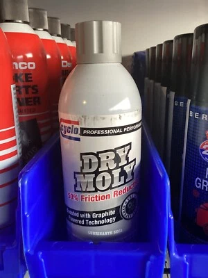 Cyclo Dry Moly графитовая смазка одиночная банка 10,25 унции 50% снижение трения - Изображение 1 из 2