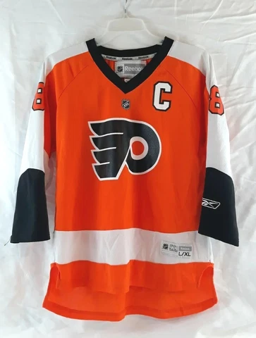 Philadelphia Flyers NHL Hockey Jersey Mike Richards Youth L/XL Captain Reebok Cover