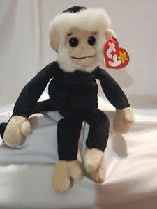 TY Beanie Baby MOOCH the Spider Monkey Stuffed Animal Toy DOB 8/1/98 NOS - Picture 1 of 8