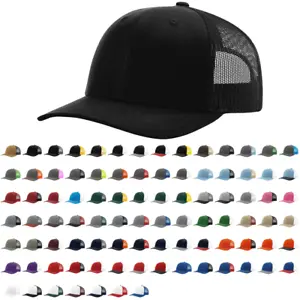 Richardson 112 Trucker Hat Snapback Adjustable Cap One Size Fits Most All Colors