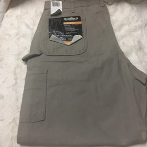 Y2K Vintage Herren Carhartt Jeans Hose Denim 38 X30 Grau B11 DESDungaree Fit NOS - Bild 1 von 12