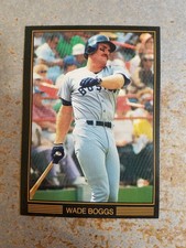 Wade Boggs Red Sox #9 Pacific Cards & Comics Black Border RARE Oddball