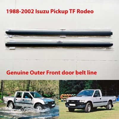 88-02 Genuine Isuzu TF TFR Pickup Faster outer front door belt weatherstrip seal - Image 1 of 4