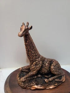 Vintage Bronze Giraffe Figur, Giraffe Statuette Sammlerstück Giraffe hervorragender Zustand - Bild 1 von 6
