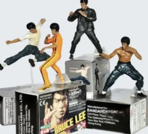 Juego de 4 minifiguras de acción King of Kung Fu Bruce Lee modelo juguete regalo de Navidad 🇬🇧 2 - Imagen 1 de 3
