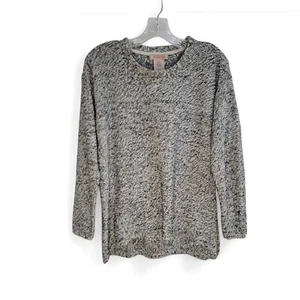 Philosophy schwarz & weiß melierter Pullover Rundhalsausschnitt Pullover Damen Large  - Bild 1 von 7