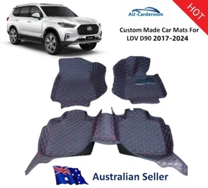 For LDV D90 2017-2025 Full Surrounded 3D Custom Tailored Car Floor Mats/Carpets - Picture 1 of 9