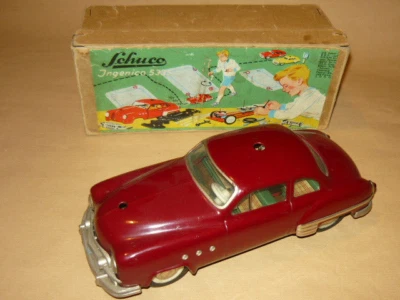 SCHUCO 5335 INGENICO MODEL CAR TIN TOY MADE GERMANY NO COMPLETE - Immagine 1 di 4