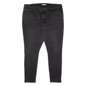LEVI'S 720 High Rise Womens Jeans Black Slim Skinny W38 L26 - Imagen 1 de 6