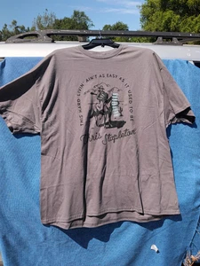 Chris Stapleton mens Graphic XXL T-Shirt Gray Short Sleeve Top FAST Ship - Picture 1 of 4