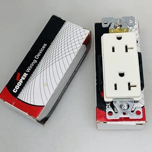 NOS Cooper Wiring Device 125v 3w White Wc-596G 6362W Switch (2) - Picture 1 of 7