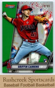2019 Bowman's Best #63 Griffin Canning /99 RC Rookie Green Refractor - Picture 1 of 2